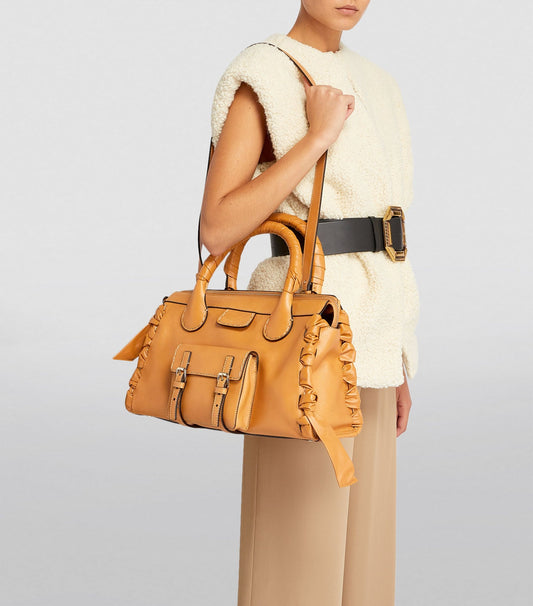 CHLOÉ  Medium Leather Edith Satchel Bag