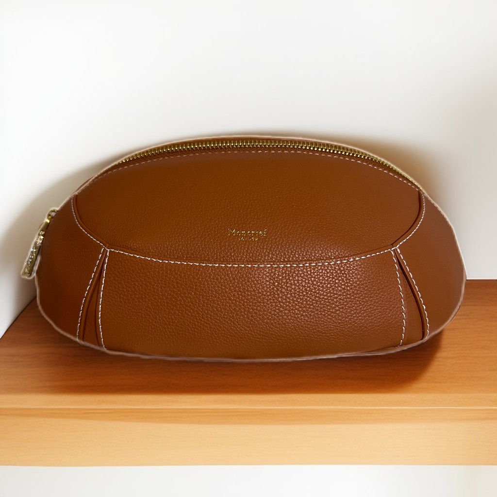 Moncrief - Pebble Grain Italian Leather Belt Bag 