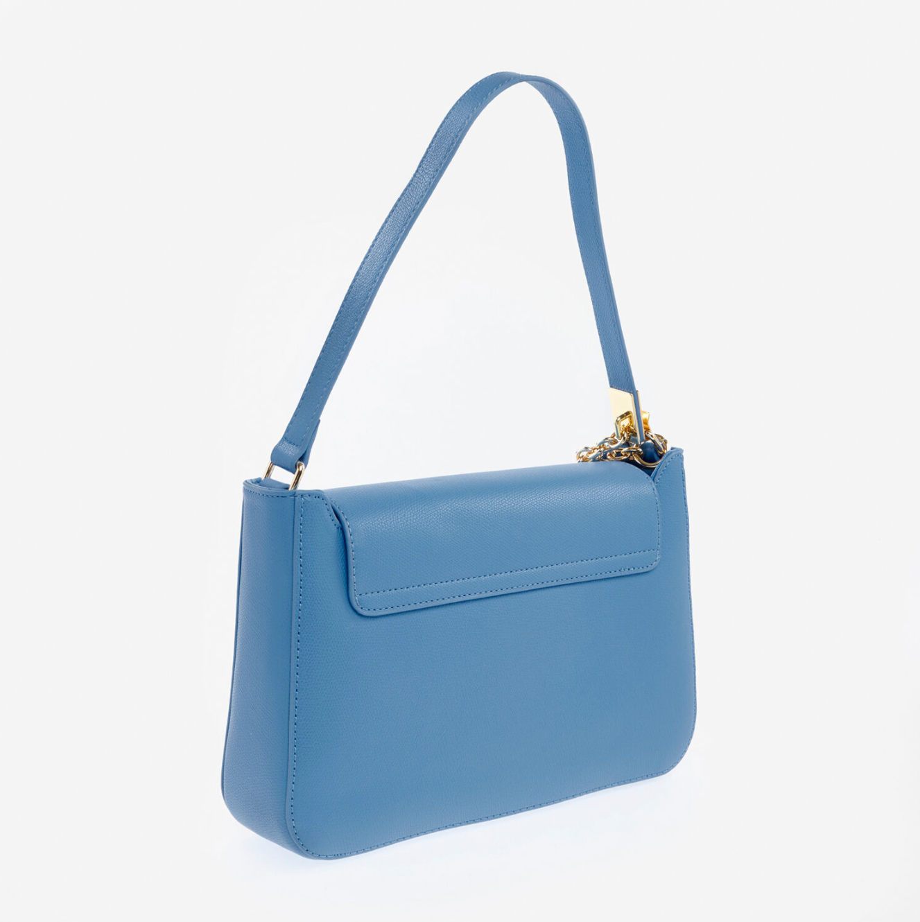 TOMMY HILFIGER - Blue shoulder bag with flap